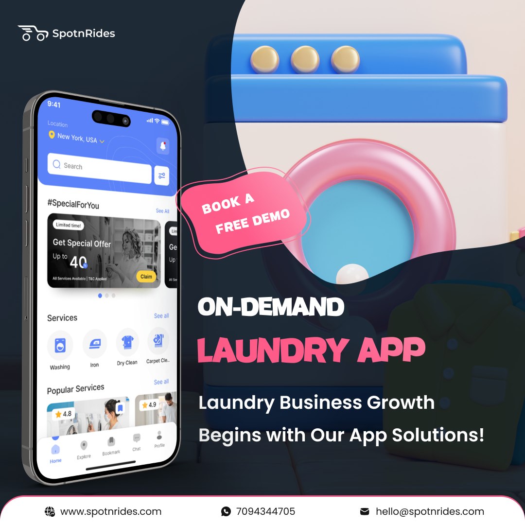 laundry booking app