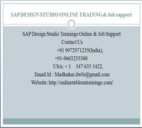 SAP Design Studio live classes by Exports 