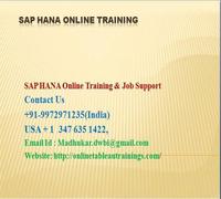 SAP HANA END TO END ONLINE TRAINING 