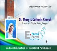 inspirational and church registration of members card