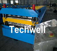 Double layer roofing sheet roll forming machine