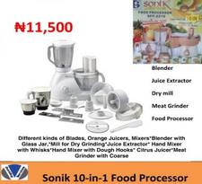 Sonik 10-in-1 Food Processor