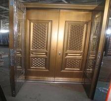 copper door