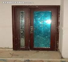 glass door