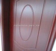 laminated wooden door