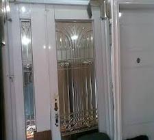 solid glass door