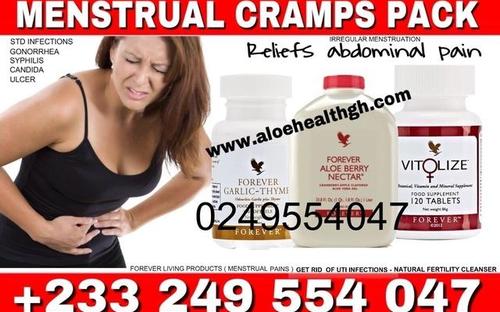 forever-living-products-menstrual cramps-uti and std infections-hormonal imbalance-irregular menstruation 