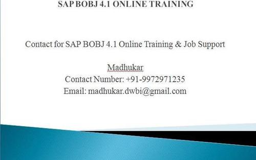 Sap Business Objects Training - Online Classes by SAP BO Experts