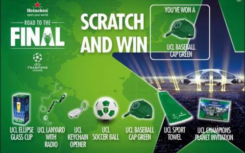 scratch and win promo card