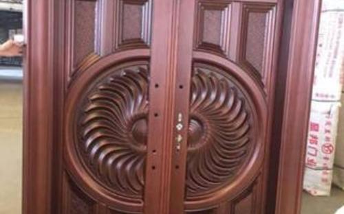 copper door