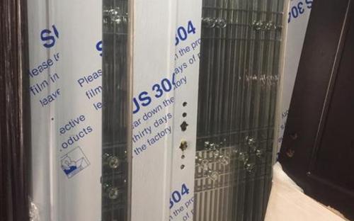 Stainless steel door