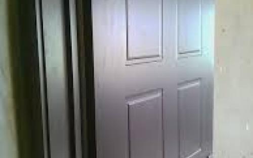 laminated wooden door