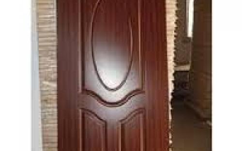 laminated wooden door