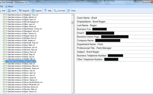 OSTtoPSTAPP VCF to CSV Converter Program to easily convert vCard to CSV file format.