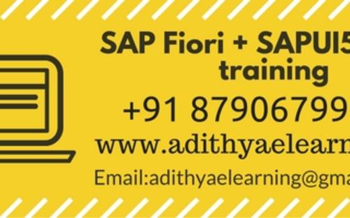 SAP UI5 and Fiori Online Training from India