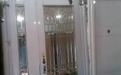 stainless steel glass door