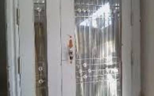 stainless steel door