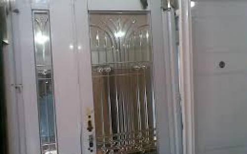 stainless stel glass door