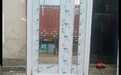 Stainless steel glass door