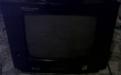 Black 14 inch Power Boost rechargeable Colour TV
